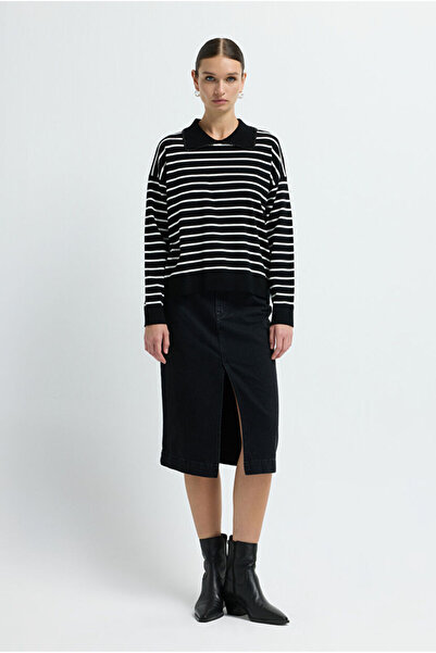 adL İnci Detaylı Triko Kazak