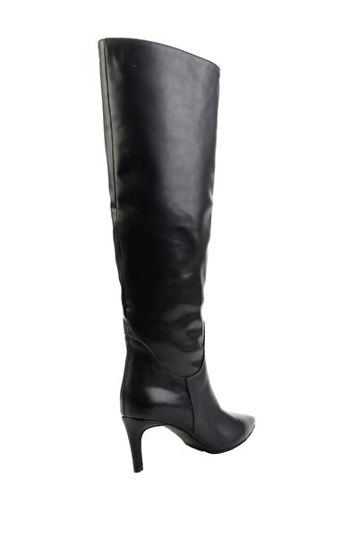 Bambi Siyah Kadın Çizme K03246280209