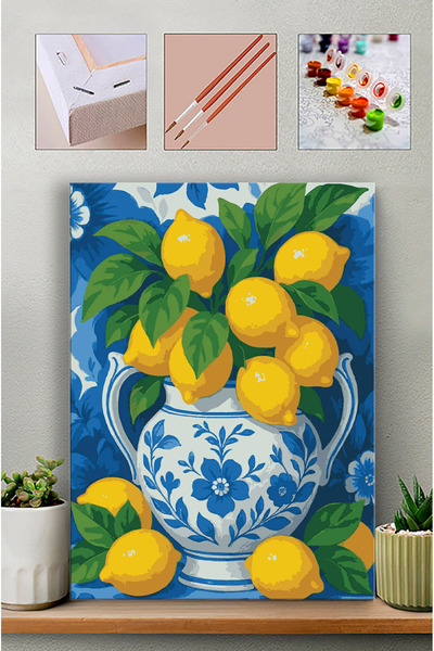 Carmen Sayılarla Boyama Seti - Limonlar