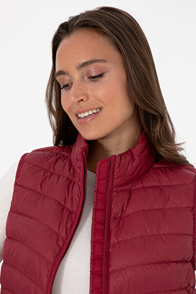 U.S. Polo Assn. Women's Dark Raspberry Vest 50308083-Vr104