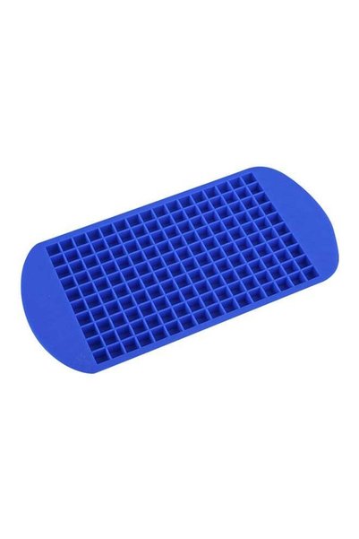 Generic 160 Holes Mini Square Ice Cubes Mould Blue