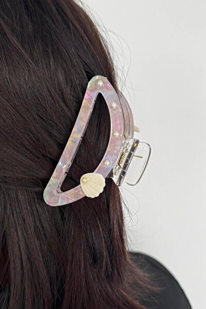 TAKIŞTIR Pink Color Seashell Figured Bone Peg Buckle