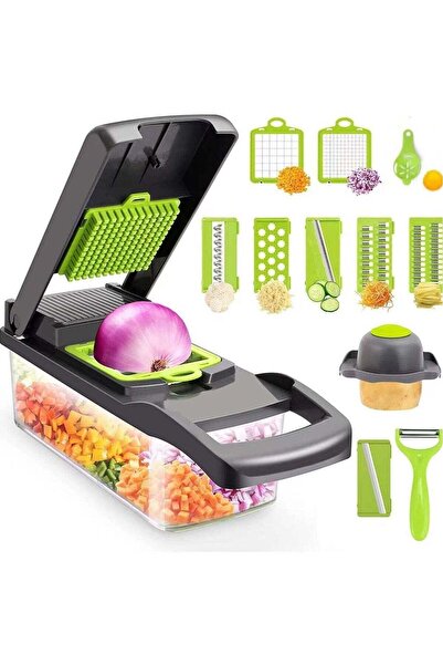 Generic Vegetable Chopper 12 in 1 Kitchen Vegetable Chopper Onion Chopper Foo...