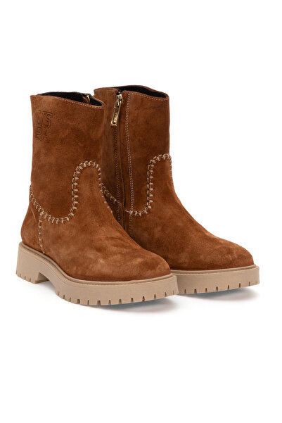 U.S. Polo Assn. Women's Tan Suede Boots 50314421-Vr099