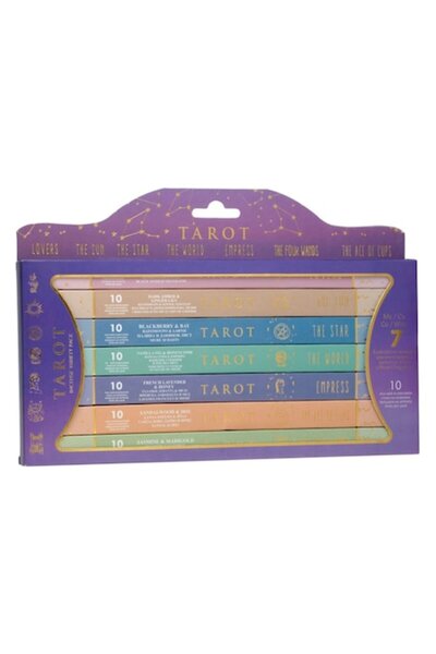 MYONNA IT & E- COMMERCE Set de bețișoare parfumate cu Tarot, multicolore, 7 a...