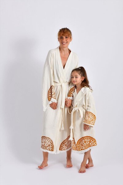 Brandsmiths مجموعة كيمونو ماندالا آي للأم والطفل
