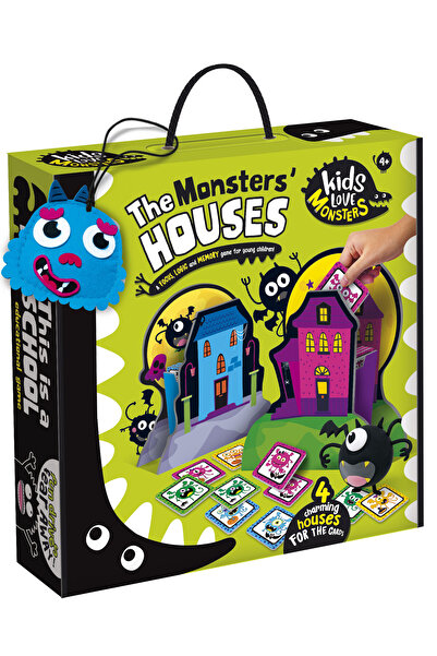 SQUARE ONE GIFTS الأطفال يحبون الوحوش - بيوت الوحوش