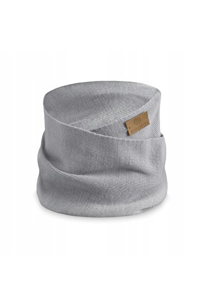 Betlewski BDZK-B1 GRAY-BLUE Children's scarf WINTER