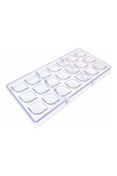Generic Leaf Shaped Mould Clear 13x2x27cm