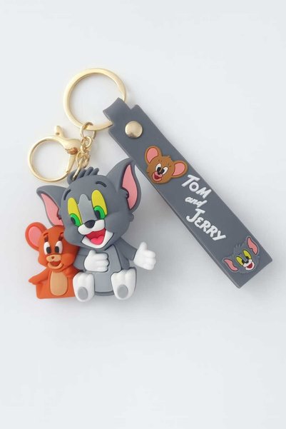 KAYLANIN DÜNYASI Tom and Jerry Keychain Gift, Birthday & Christmas Gift | Cute Character