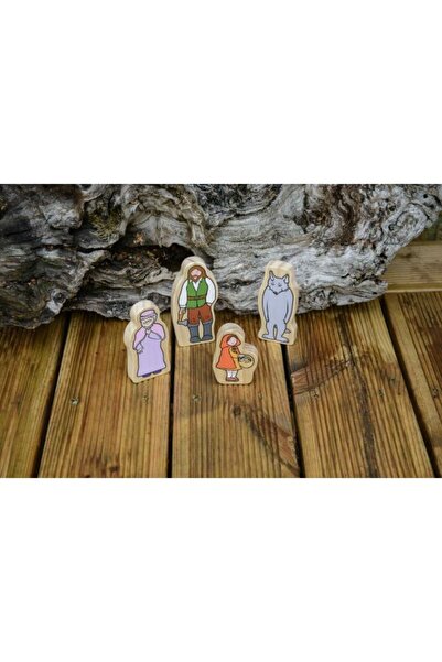 Yellow Door - Little Red Riding Hood Wooden Characters