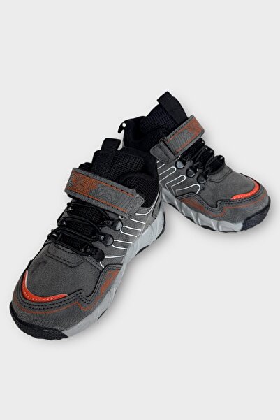 Liger Αντιολισθητική σόλα με Velcro Αθλητικές Παιδικές Μπότες SMOKED