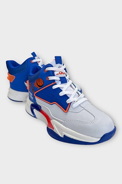 Liger Children's High-Top Basketball Style Sneakers Blue