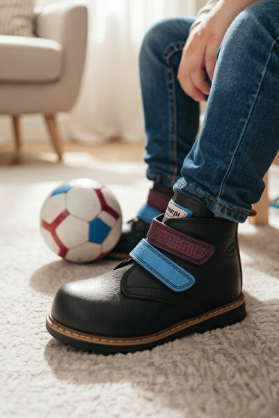 Tekiner Genuine Leather Orthopedic Fan Boots