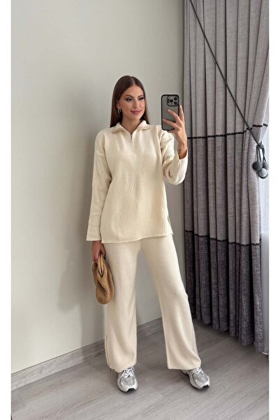 Miasista Kaşkorse Fermuarlı Triko Takım