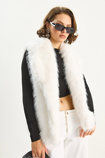 Bianco Lucci Women's Lined Faux Vest 6804 60283717