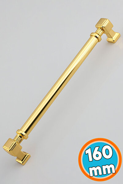 NZB Mobilya Çekmece Mutfak Dolabı Dolap Kulpları Kulb 16 cm Metal Gold Altın Kulp 160 mm