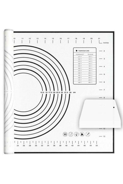 Generic Silicone Pastry Baking Mat Non Slip with Measurement Free Baking Mat ...