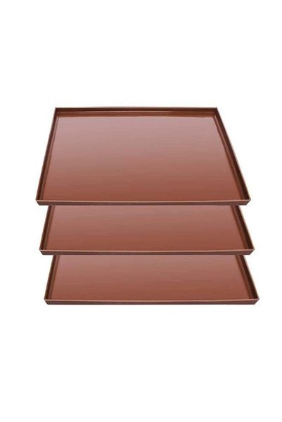 Generic 3-piece oven baking pan, silicone pad, high temperature resistant bak...
