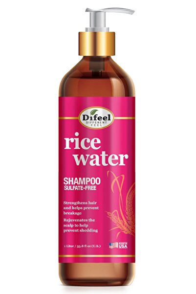Difeel Rice Water Strengthening Sulfate-Free Shampoo 1000ml