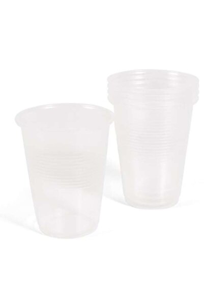 MYONNA IT & E- COMMERCE Pahare transparente din plastic 350 ml - Pachet de 30