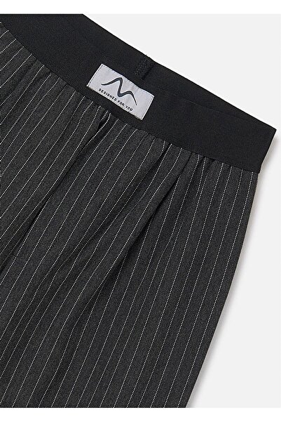 MAYORAL Girl's Striped Pants Smoked 7577