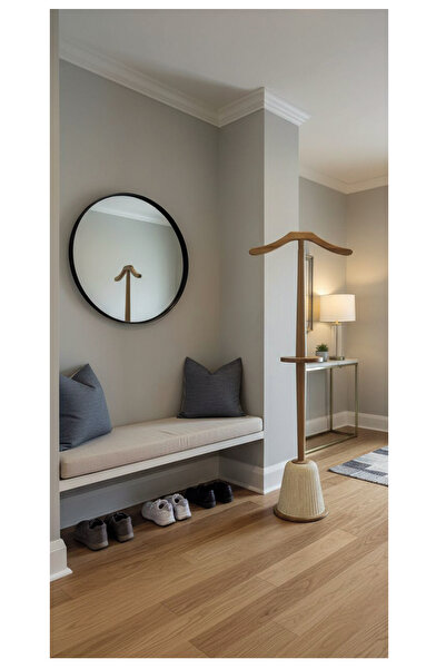 DECORAMİS Mantova Dilsiz Uşak Krem Gold - Dilsiz Uşak Krem Gold - Askılık - P...