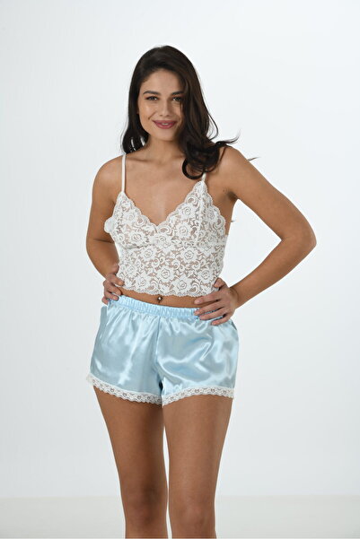 MOONGIRL ΓΥΝΑΙΚΕΙΟ ΣΕΤ ΣΑΤΕΝ ΣΟΡΤΣ ΜΕ ΜΠΡΑΚΕΤΟ