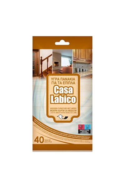 SHOPIENS Casa Labico Wooden Furniture Wet Wipes, 40 pcs