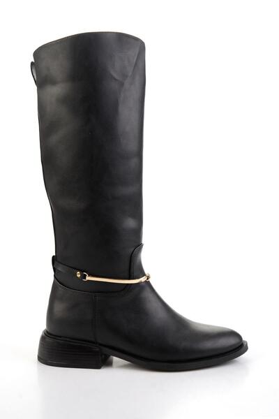 Bambi Siyah Kadın Çizme K03429220009