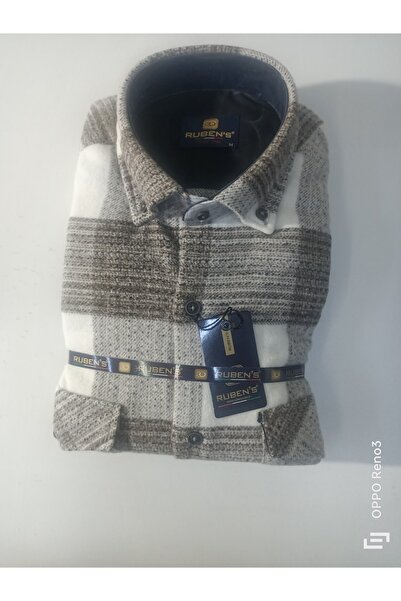 RUBENS GÖMLEK πουκάμισο ξυλοκόπος με διπλή τσέπη, χοντρό, 100% βαμβάκι