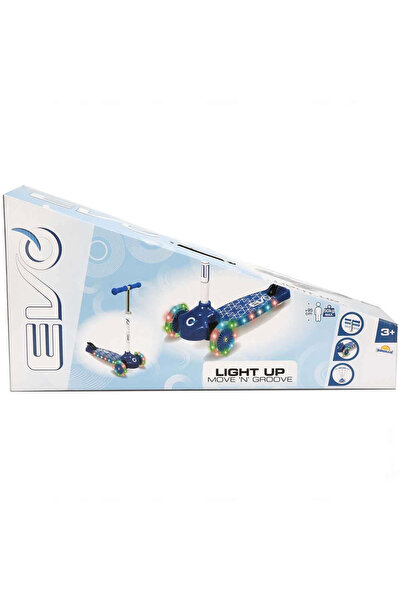 Genel Markalar Evo Işıklı Move N Groove Mavi Üç Tekerlekli Scooter