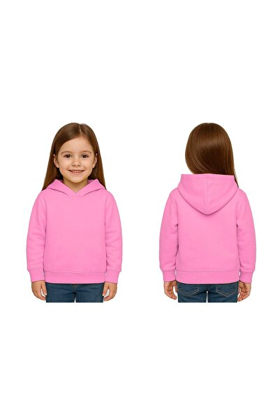 SEDİRLİ Унисекс детска суитшърт с качулка без принт, изработена от 3-нишкова ...