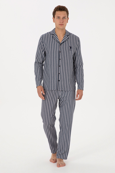 U.S. Polo Assn. Men's Navy Blue Pajama Set 50318613-Vr033