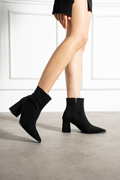 Mio Styllo kamelia Πολυτελείς γυναικείες μπότες με λεπτό σωλήνα και χοντρό τακούνι