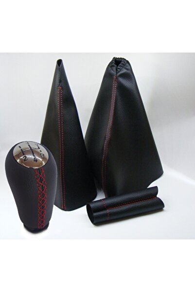 otovista Renault Fluence / Megane 3 Gear Shift Knob, Handbrake and Gear Gaiter, Handbrake Lever Cover (5 Forward)