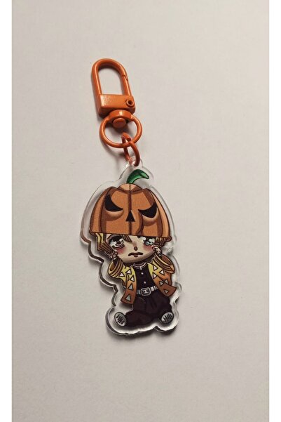Atölye Moonlit Demon Slayer Zenitsu Nezuko Shinobu Mitsuri Acrylic Keychain Halloween Halloween Special Design