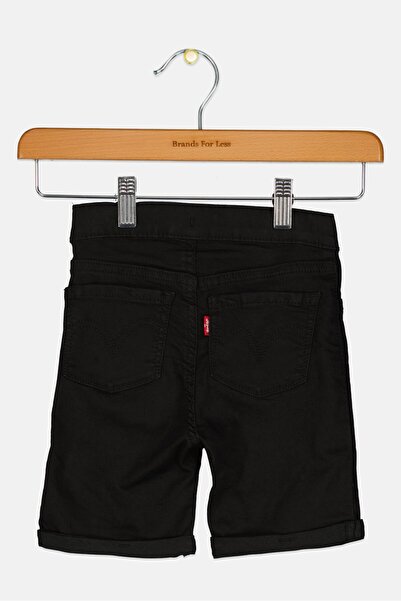 Levi's Kids Girl Plain Denim Shorts, Black