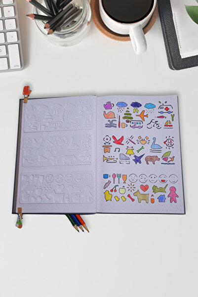 Karmelom Studio Set de rigle cu șabloane tematice Montessori (3 bucăți)