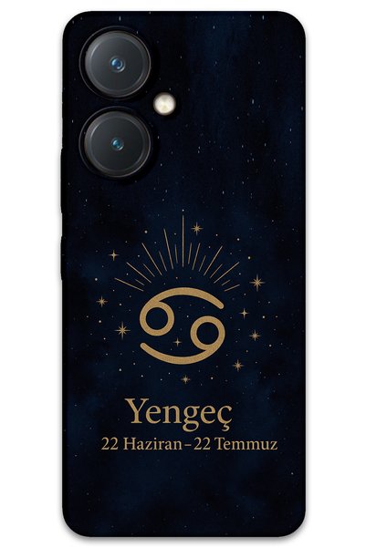 Gramaphone Vivo Y27 Compatible Cancer Zodiac Pattern Phone Case + Screen Prot...