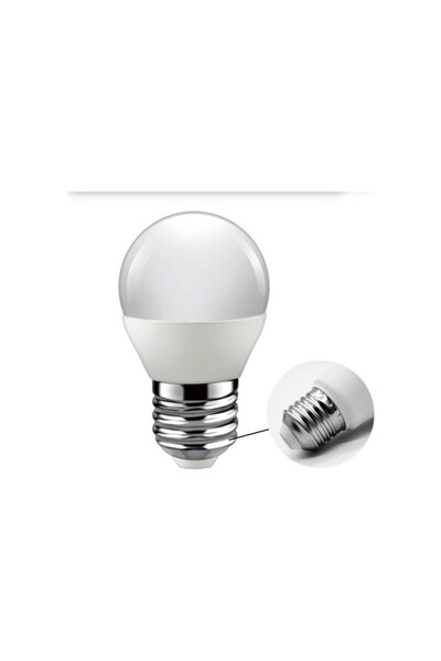 Noas 6 W Mini Top LED Ampul E27 Beyaz Renk / Gece Lambası Led 3 ADET