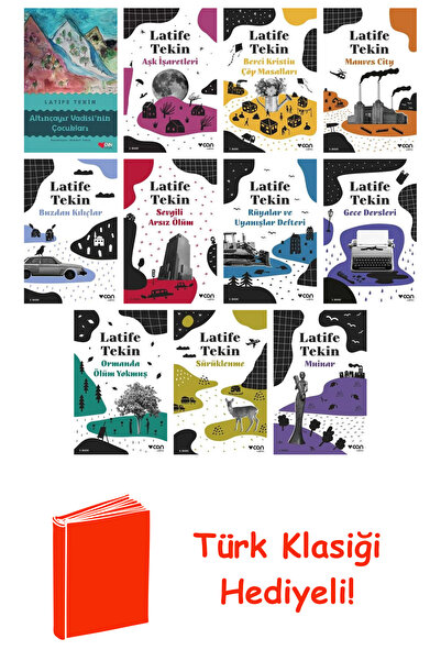 Artemis Yayınları Latife Tekin 11 Kitap Seti + Türk Klasiği Hediye