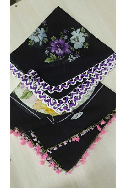 Papatyam 2 Pieces * 100 Needlepoint Kits 90*90 Crochet Embroidery Kit /Cotton/Embroidered Yemeni/Needlework/Handmade Embroidery Writing