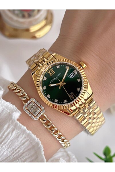 Pierre Cardin Steel Case and Band 2 Years Warranty 3 Atm Water Resistant Women Wristwatch Rl.M1007.4