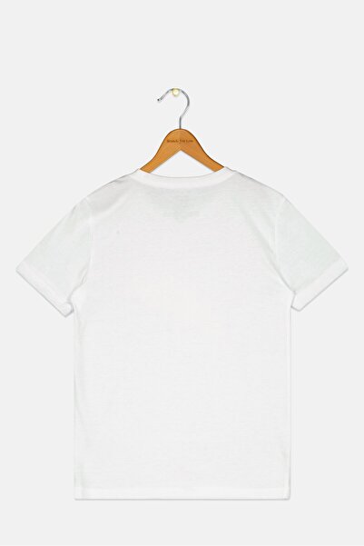 Levi's Kids Boy Graphic Print Short Sleeve T-Shirt, White