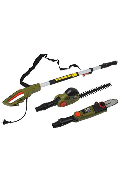 Heinner Chainsaw & Hedge Trimmer 750W, 1800RPM, Telescopic Shaft.