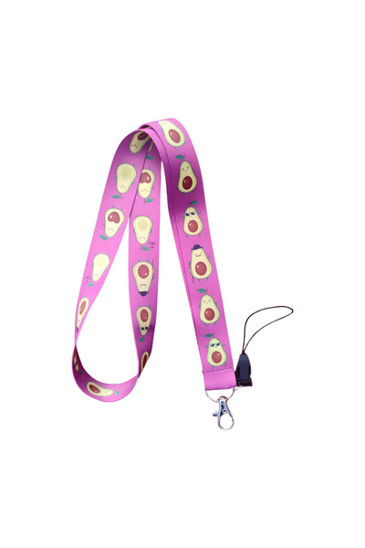 Ankara Üniforma Mor Avokado Boyun askı ipi ve Telefon askısı ( Kartlık ücrets...