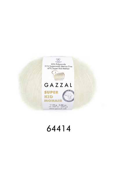 GAZZAL İPLİK Fir de tricotat Gazzal Super Kid Mohair 150g 6x25g 237m Mohair d...