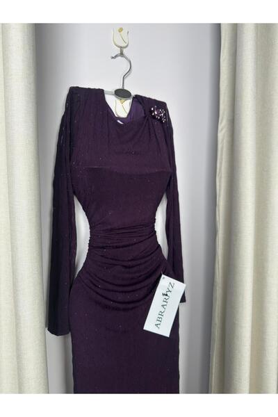 ABRARYZ Georgette midi dress with slits