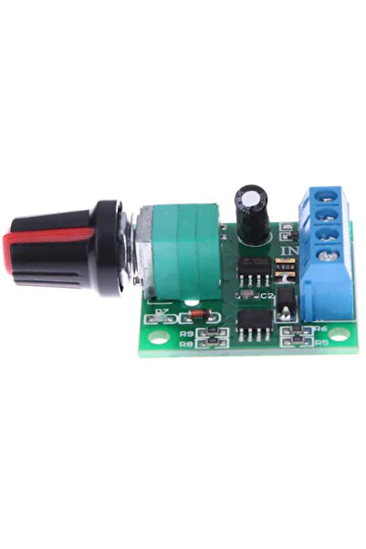 okn teknoloji 1.8V, 3V, 5V, 6V, 12V 2A PWM DC Motor Hız Kontrol Modülü